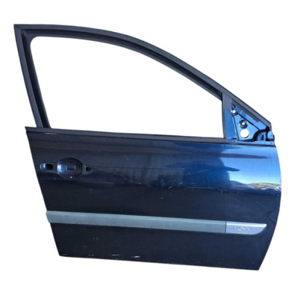 Porta Dianteira Direita Megane Grand Tour 2007 2008 Á 2012 Dianteira Direita Azul-turquesa