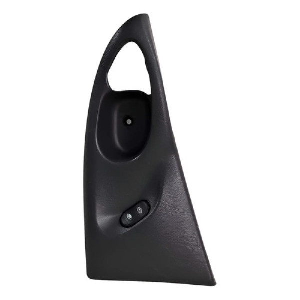 Moldura Maçaneta C/botão Traseira Direita Focus 2001 A 2008 Preto Traseira