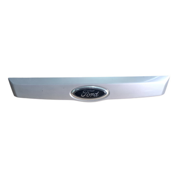 Friso Moldura Tampa Traseira Fiesta 1999 2002 2003 2005 2007 Cinza