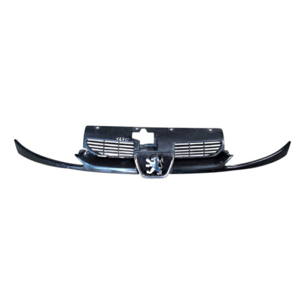Grade Emblema Dianteira 206 2001 2004 2006 2008 2010 2014 Preto