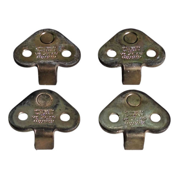 Kit Batente Porta Peugeot 206 207 1999 2000 2001 2002 A 2014 Traseira Ambos Dourado