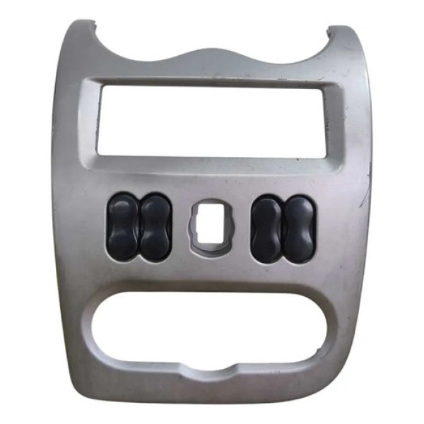 Moldura Painel Sandero 2007 2008 2009 2010 2011 2012 2014 Cinza