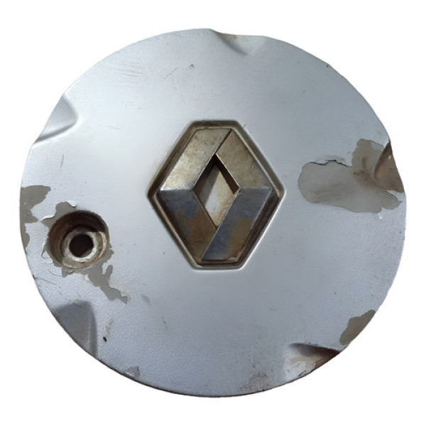 Calota Centro Roda Kangoo 2002 2003 2004 2005 2006 A 2008  Prata