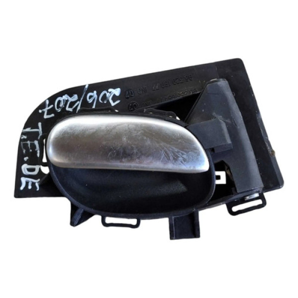 Maçaneta Interna Traseira Esquerda Peugeot 206 207 Cromada Dianteira/traseira