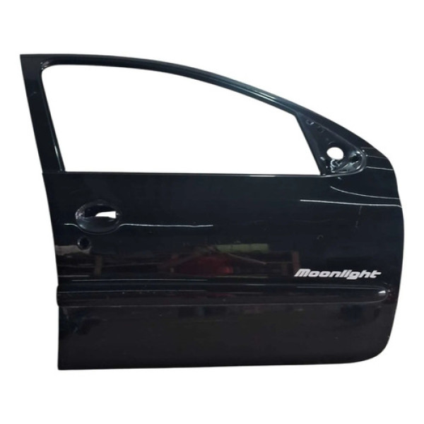 Porta Dianteira Direita 206 1999 2001 2004 2005 2006 2007 Dianteira Preto