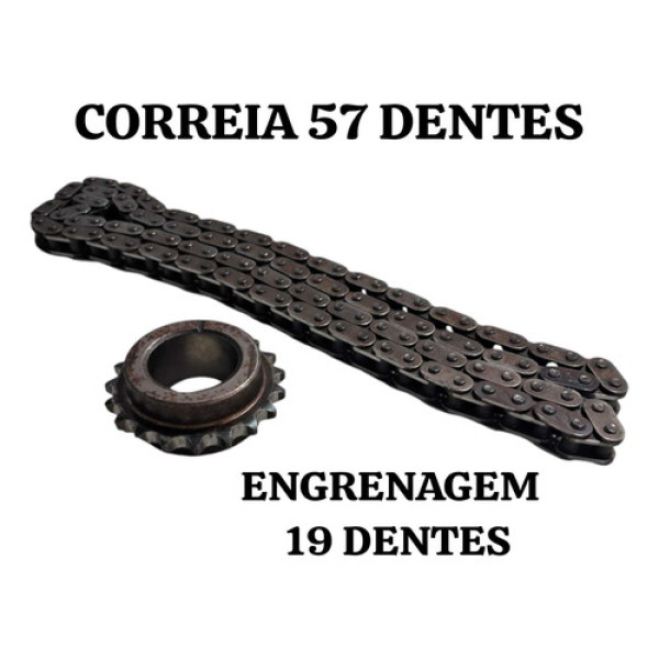 Engrenagem Corrente Virabrequim Fiesta Zetec 1.6 8v 2004 12