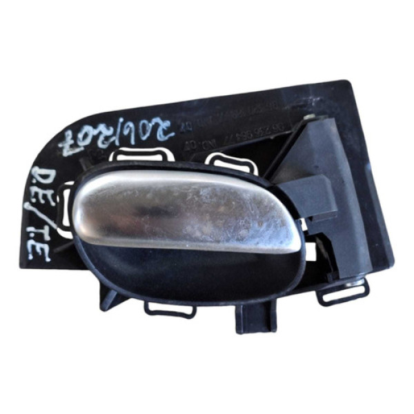 Maçaneta Interna Dianteira Esquerda Peugeot 206 207 Cromada Dianteira/traseira