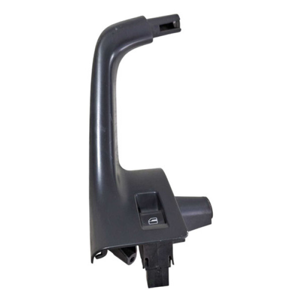 Puxador Porta Traseira Direita C/botão Jetta 2.5 2007 A 2011 Preto