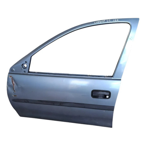 Porta Dianteira Esquerda Corsa 4p 1997 1998 2000 2012 2013 Dianteira Esquerdo Prateado