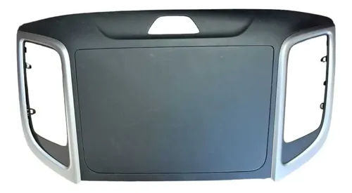 Moldura Multimídia Hyundai Creta 2017 2018 2019 2020 2021 Preto Listras