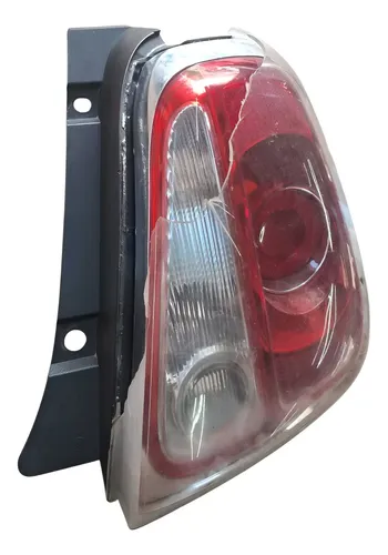 Lanterna Traseira Direita Fiat 500 C/ Detalhe 2007 2009 2014 Direito/passageiro Vermelho