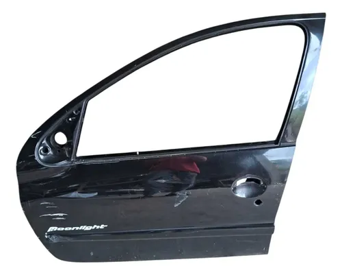 Porta Dianteira Esquerda 206 1999 2000 2001 2003 2005 2007 Dianteira Esquerdo Preto