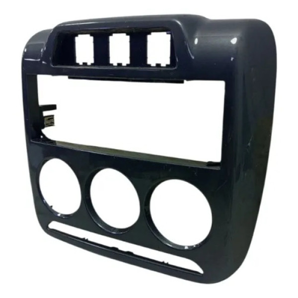 Moldura Painel Central Saida Ar Citroen C3 2015 A 2018 Preto