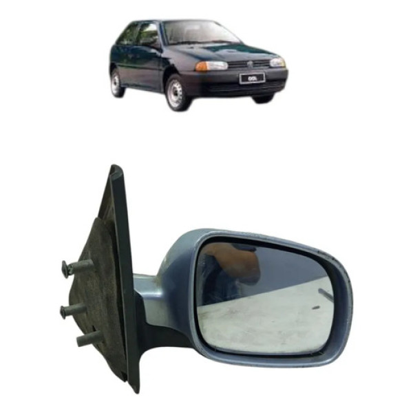 Retrovisor Manual Lado Direito Vw Gol 2000 A 2005