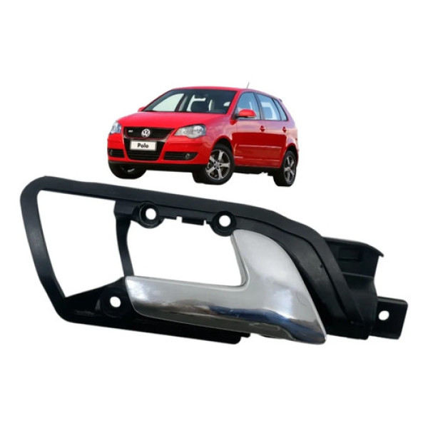 Maçaneta Interna Direito Traseiro Porta Vw Polo 2003 A 2008