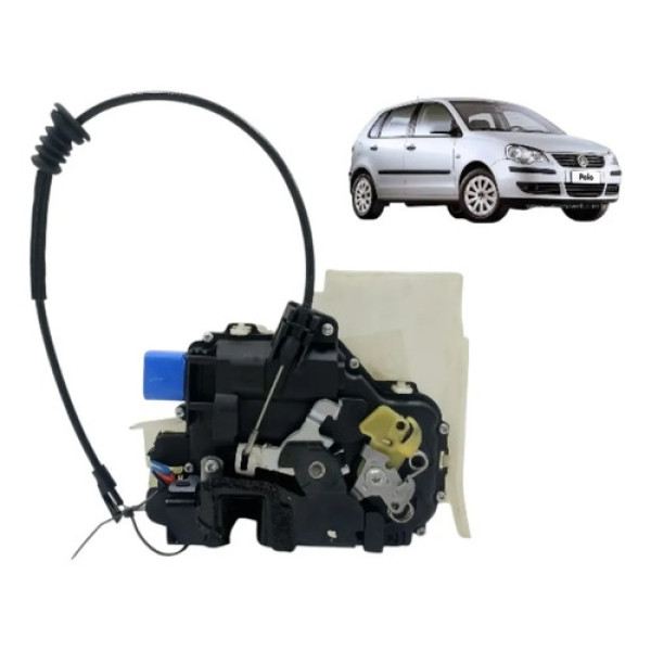 Fechadura Dianteira Esquerda Vw Polo 2009
