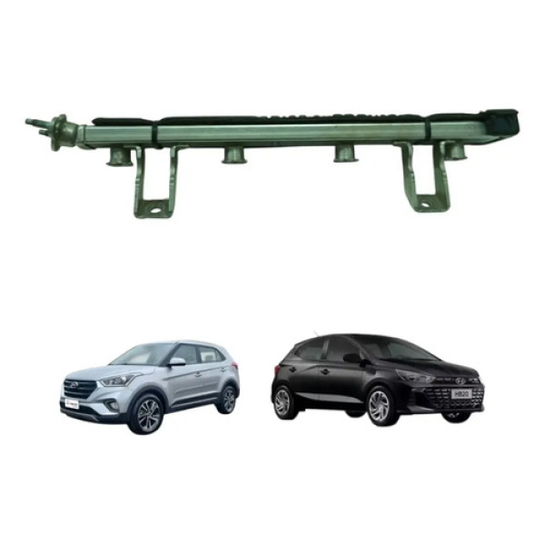 Flauta Bico Injetor Hyundai Hb20 Creta 1.6 2013 A 2019