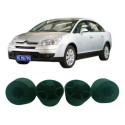 Batente Borracha Capo Citroen C4 Prateado