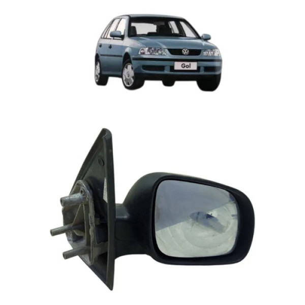 Retrovisor Manual Lado Direito Vw Gol 2000 A 2005