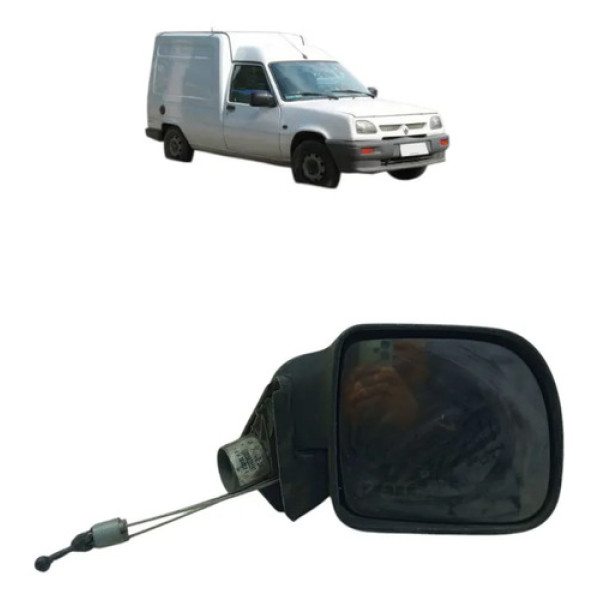 Retrovisor Manual Lado Direito Renault Express 1999