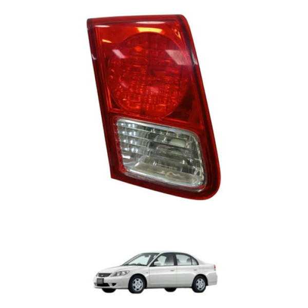 Lanterna Tampa Traseira Esquerda Honda Civic 2003 A 2006 Esquerdo/motorista