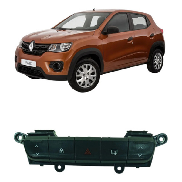 Botão Comando Trava Alerta Desembaçador Kwid 2017 2020