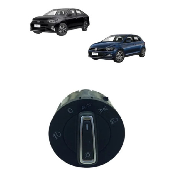 Botão Luz Milha Vw Polo Virtus 2018 A 2022 10139097