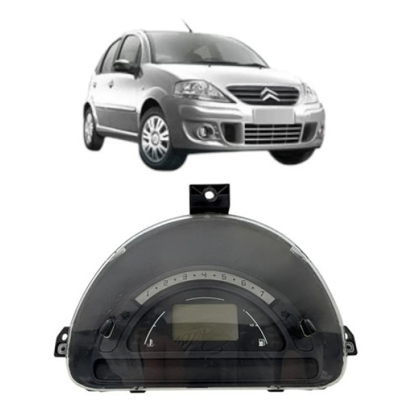 Painel Instrumentos Citroen C3 2005/2012 281148196-m Preto
