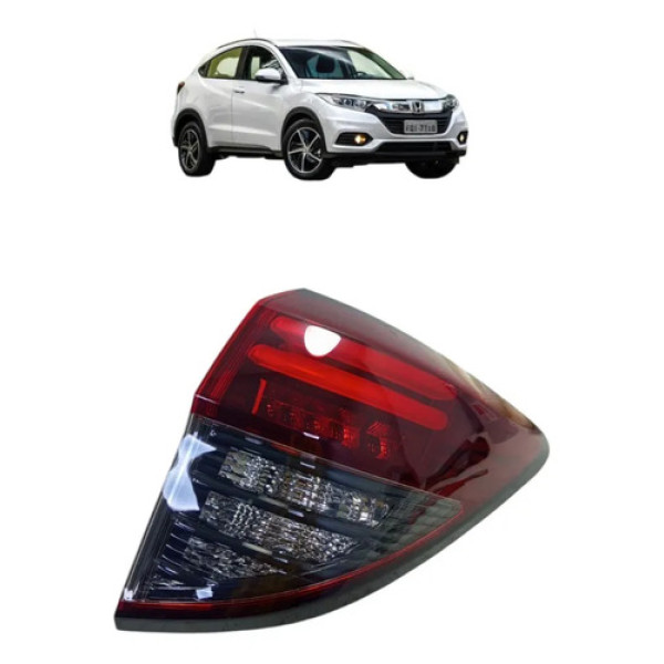 Lanterna Direita Fume Honda Hrv 2019 A 2021 2206228p Fumê