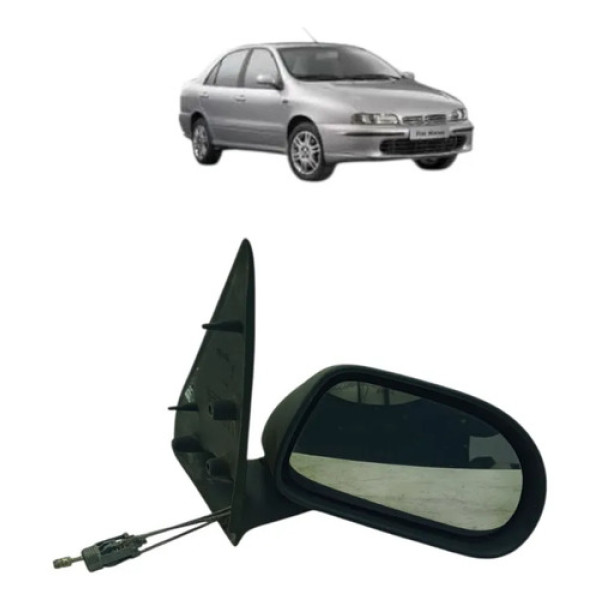 Retrovisor Manual Direito Fiat Marea 1998 A 2000 E30151683