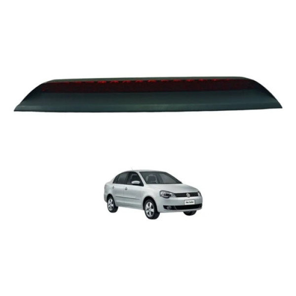 Break Light Luz Freio Vw Polo Sedan 2003 A 2008 6q5945097a