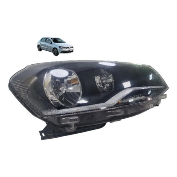 Farol Mascara Negra Voyage G6 Saveiro Detalhe 2013 A 2016