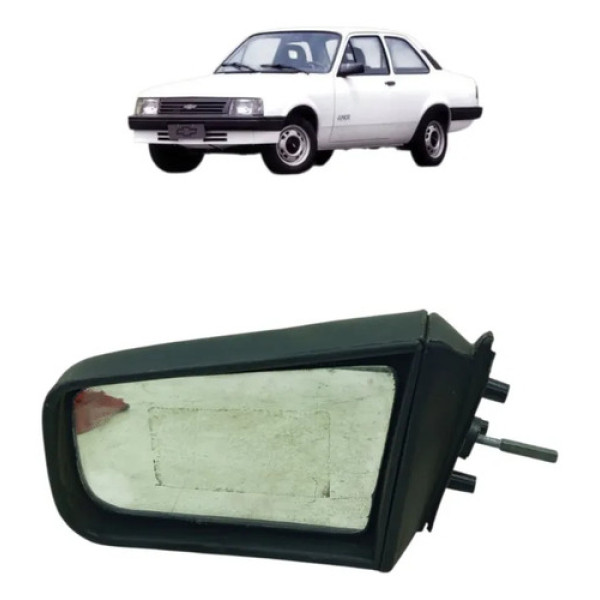 Retrovisor Manual Lado Esquerdo Gm Chevette 1990 A 1996