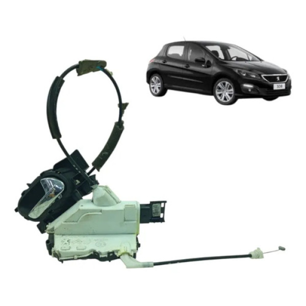 Fechadura Porta Traseira Direita Peugeot 308 2013 A 2017