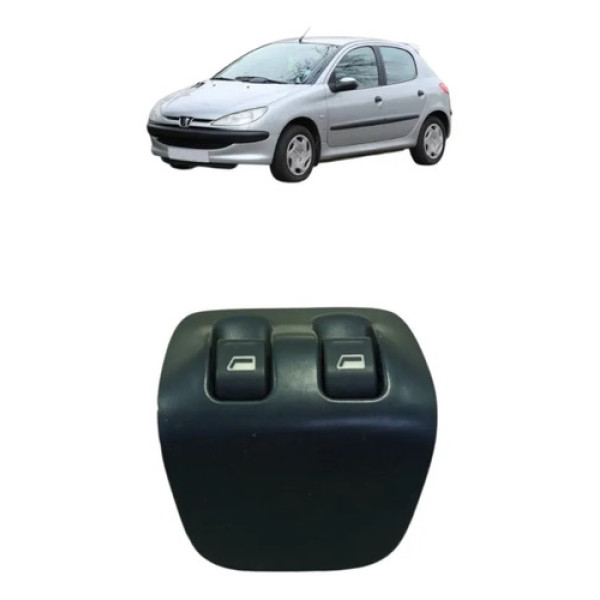 Botão Vidro Console Peugeot 206 2003 A 2008