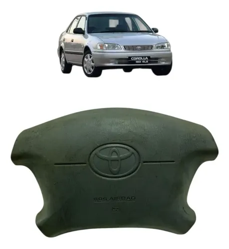 Bolsa Airbag Volante Toyota Corolla 2000 A 2003 Cinza
