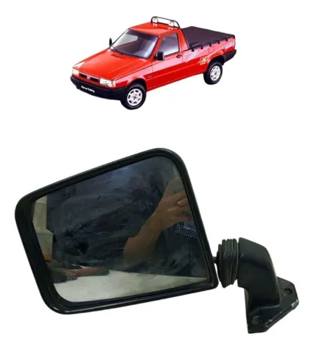 Retrovisor Manual Lado Direito Fiat Fiorino 1991 A 1996