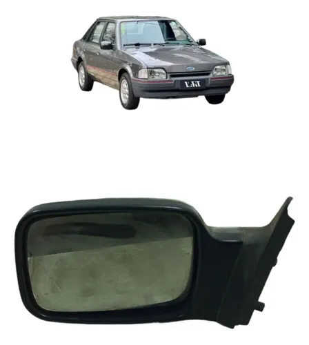 Retrovisor Manual Lado Esquerdo Ford Escort 1987 A 1992
