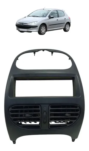 Moldura Central Painel Peugeot 206 2002 A 2010 9643007477