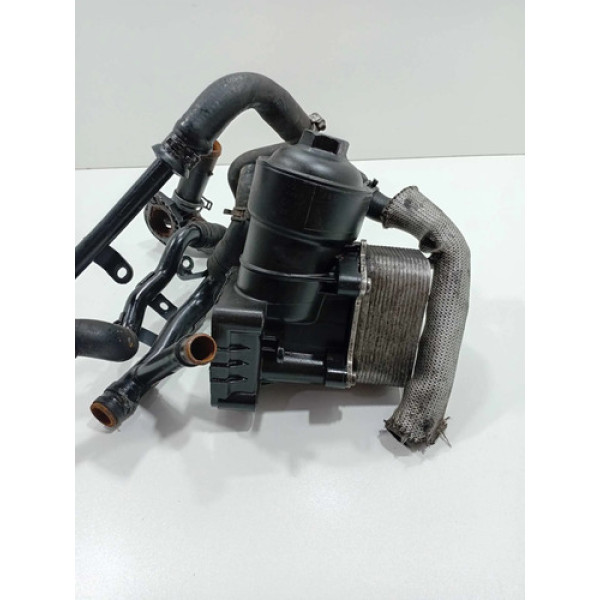 Suporte Filtro De Oleo Trocador De Calor Vw Amarok 2.0 2015 Preto