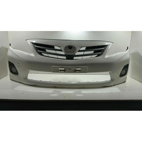 Parachoque Dianteiro Toyota Corolla Detalhe 2012/2014 Branco