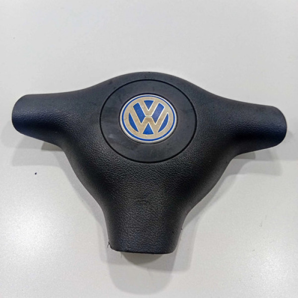 Tampa Capa Volante Buzina Volkswagen Preto Fosco Original Preto