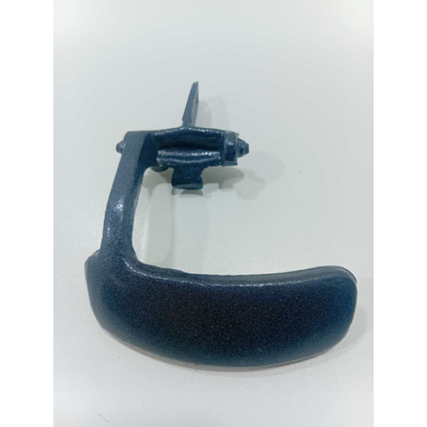 Maçaneta Interna Porta Chevrolet Silverado 1997/2002 Origina Prata Dianteira