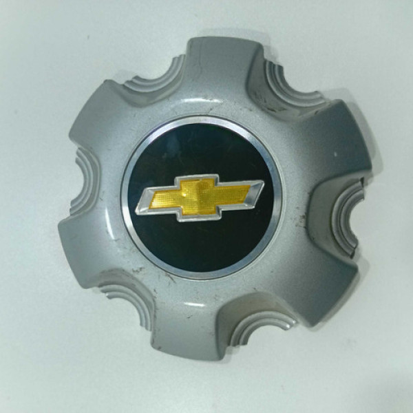 Capa De Roda Chevrolet S10 Lt 2018 Prata Original Prata Geométrico
