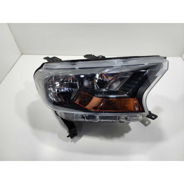 Farol Direito Mascara Negra Ford Ranger 2017 2018 2019 Direito/passageiro