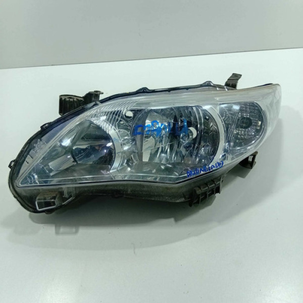 Farol Esquerdo Toyota Corolla 2009/2013 Com Detalhe Esquerdo/motorista