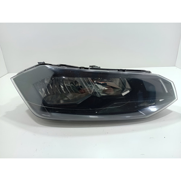 Farol Lado Direito Vw Polo Virtus 2018 A 2022 Com Detalhe Direito/passageiro