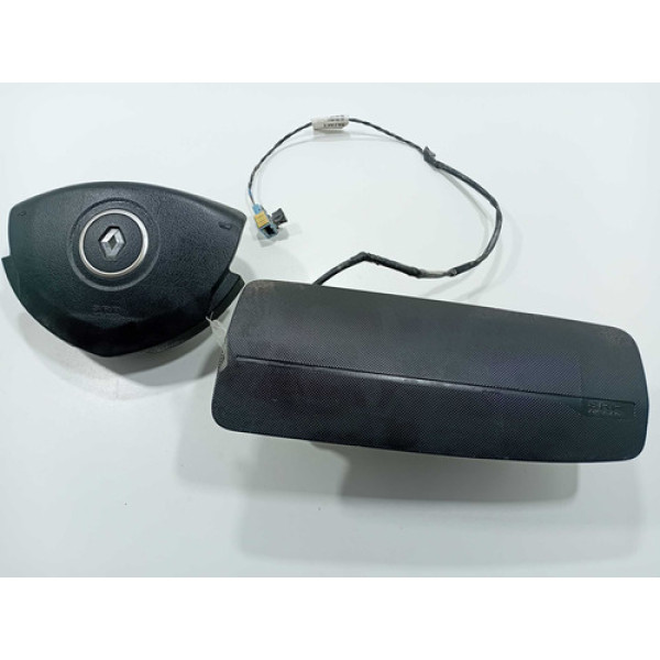 Kit Airbag Renault Sandero Logan 2011 A 2013 Original Preto