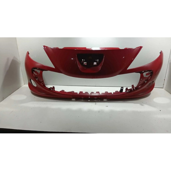 Parachoque Dianteiro Peugeot 207 2008/2012 Vermelho