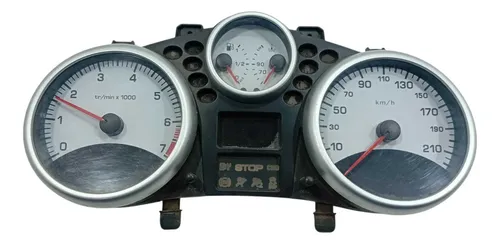 Painel De Instrumentos Peugeot 207 2007 A 2012 555002051000 Preto
